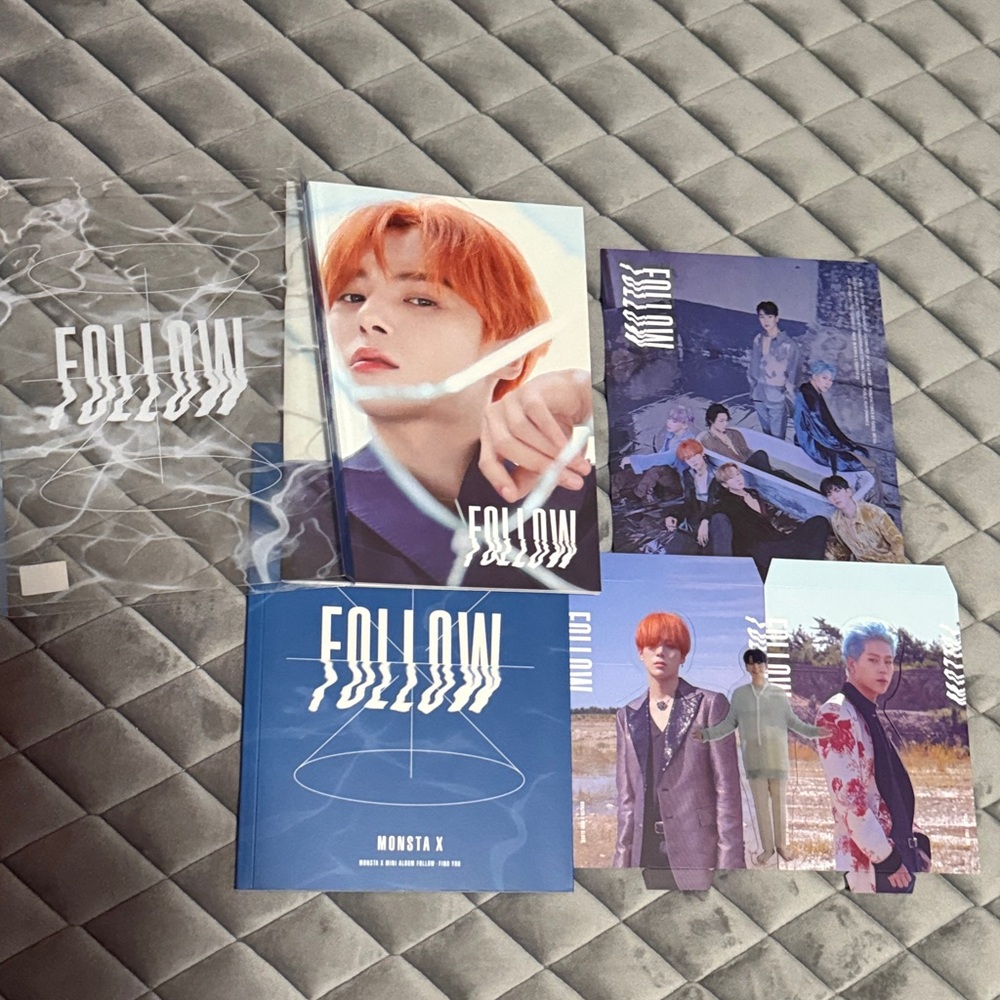Monsta X Follow: Find You Album ver. III with postcards & bookmark